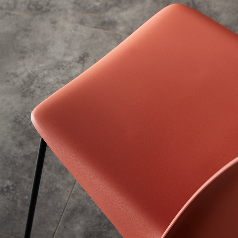 Industrial Style Metal Dining Room Chairs Armless Dining Chair for Restaurant Clearhalo ' kitchen&dining_furn' 'Dining Chairs' 'Dining Tables & Seating' 'dining_chair' 'Furniture' 'furniture_dining_chair' 'Kitchen & Dining Furniture' 'kitchen' 3968155