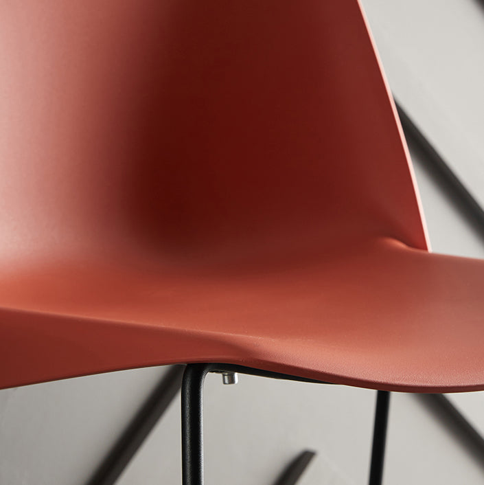 Industrial Style Metal Dining Room Chairs Armless Dining Chair for Restaurant Clearhalo ' kitchen&dining_furn' 'Dining Chairs' 'Dining Tables & Seating' 'dining_chair' 'Furniture' 'furniture_dining_chair' 'Kitchen & Dining Furniture' 'kitchen' 3968156