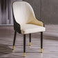 Glam Style Metal Dining Chairs Matte Finish Dining Arm Side Chair for Kitchen White 1 Piece Brass Gold Clearhalo ' kitchen&dining_furn' 'Dining Chairs' 'Dining Tables & Seating' 'dining_chair' 'furn' 'furn_dining_chair' 'Furniture' 'furniture_dining_chair' 'Kitchen & Dining Furniture' 'kitchen' 3968208