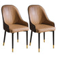 Glam Style Metal Dining Chairs Matte Finish Dining Arm Side Chair for Kitchen Nude 2 Piece Set Brass Gold Clearhalo ' kitchen&dining_furn' 'Dining Chairs' 'Dining Tables & Seating' 'dining_chair' 'furn' 'furn_dining_chair' 'Furniture' 'furniture_dining_chair' 'Kitchen & Dining Furniture' 'kitchen' 3968215