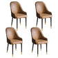 Glam Style Metal Dining Chairs Matte Finish Dining Arm Side Chair for Kitchen Nude 4 Piece Set Brass Gold Clearhalo ' kitchen&dining_furn' 'Dining Chairs' 'Dining Tables & Seating' 'dining_chair' 'furn' 'furn_dining_chair' 'Furniture' 'furniture_dining_chair' 'Kitchen & Dining Furniture' 'kitchen' 3968216