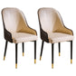 Glam Style Metal Dining Chairs Matte Finish Dining Arm Side Chair for Kitchen Beige 2 Piece Set Brass Gold Clearhalo ' kitchen&dining_furn' 'Dining Chairs' 'Dining Tables & Seating' 'dining_chair' 'furn' 'furn_dining_chair' 'Furniture' 'furniture_dining_chair' 'Kitchen & Dining Furniture' 'kitchen' 3968221