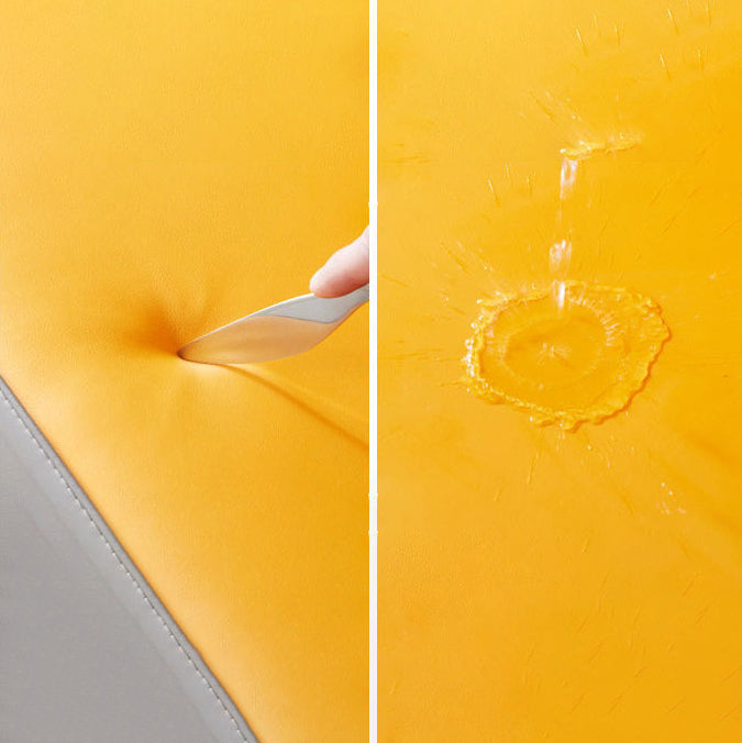 Glam Style Metal Dining Room Chairs Armless Parsons Leather Chair for Restaurant Clearhalo ' kitchen&dining_furn' 'Dining Chairs' 'Dining Tables & Seating' 'dining_chair' 'furn' 'furn_dining_chair' 'Furniture' 'furniture_dining_chair' 'Kitchen & Dining Furniture' 'kitchen' 3968239