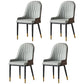 Glam Metal Dining Room Chairs Upholstered Fabric Faux Leather Armchairs Gray Coffee 4 Piece Set Clearhalo ' kitchen&dining_furn' 'Dining Chairs' 'Dining Tables & Seating' 'dining_chair' 'furn' 'furn_dining_chair' 'Furniture' 'furniture_dining_chair' 'Kitchen & Dining Furniture' 'kitchen' 3968460