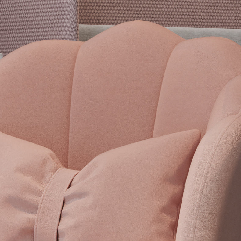 Metal Scandinavian Style Dining Side Chair Home Armless Solid Back Chair Clearhalo ' kitchen&dining_furn' 'Dining Chairs' 'Dining Tables & Seating' 'dining_chair' 'furn' 'furn_dining_chair' 'Furniture' 'furniture_dining_chair' 'Kitchen & Dining Furniture' 'kitchen' 3968493