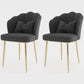 Metal Scandinavian Style Dining Side Chair Home Armless Solid Back Chair Dark Gray 2 Piece Set Brass Gold Clearhalo ' kitchen&dining_furn' 'Dining Chairs' 'Dining Tables & Seating' 'dining_chair' 'furn' 'furn_dining_chair' 'Furniture' 'furniture_dining_chair' 'Kitchen & Dining Furniture' 'kitchen' 3968498