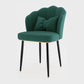 Metal Scandinavian Style Dining Side Chair Home Armless Solid Back Chair Green 1 Piece Black Clearhalo ' kitchen&dining_furn' 'Dining Chairs' 'Dining Tables & Seating' 'dining_chair' 'furn' 'furn_dining_chair' 'Furniture' 'furniture_dining_chair' 'Kitchen & Dining Furniture' 'kitchen' 3968527