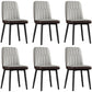 Scandinavian Style Metal Dining Chair Dining Room Armless Solid Back Chair Grey 6 Piece Set Black Clearhalo ' kitchen&dining_furn' 'Dining Chairs' 'Dining Tables & Seating' 'dining_chair' 'furn' 'furn_dining_chair' 'Furniture' 'furniture_dining_chair' 'Kitchen & Dining Furniture' 'kitchen' 3968660