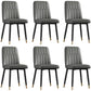 Scandinavian Style Metal Dining Chair Dining Room Armless Solid Back Chair Dark Gray 6 Piece Set Black Gold Clearhalo ' kitchen&dining_furn' 'Dining Chairs' 'Dining Tables & Seating' 'dining_chair' 'furn' 'furn_dining_chair' 'Furniture' 'furniture_dining_chair' 'Kitchen & Dining Furniture' 'kitchen' 3968672