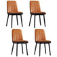 Scandinavian Style Metal Dining Chair Dining Room Armless Solid Back Chair Gray Coffee 4 Piece Set Black Clearhalo ' kitchen&dining_furn' 'Dining Chairs' 'Dining Tables & Seating' 'dining_chair' 'furn' 'furn_dining_chair' 'Furniture' 'furniture_dining_chair' 'Kitchen & Dining Furniture' 'kitchen' 3968674