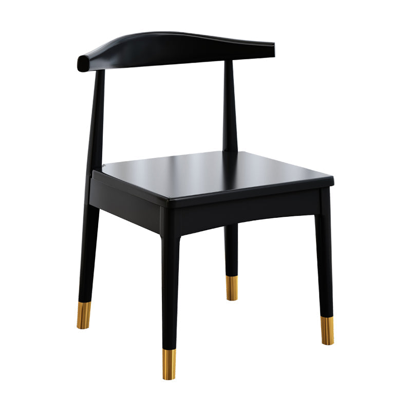 Home Scandinavian Side Chair Open Back Wood Upholstered Dining Room Chair Clearhalo ' kitchen&dining_furn' 'Dining Chairs' 'Dining Tables & Seating' 'dining_chair' 'furn' 'furn_dining_chair' 'Furniture' 'furniture_dining_chair' 'Kitchen & Dining Furniture' 'kitchen' 3968898