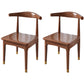 Home Scandinavian Side Chair Open Back Wood Upholstered Dining Room Chair Walnut 2 Piece Set Clearhalo ' kitchen&dining_furn' 'Dining Chairs' 'Dining Tables & Seating' 'dining_chair' 'furn' 'furn_dining_chair' 'Furniture' 'furniture_dining_chair' 'Kitchen & Dining Furniture' 'kitchen' 3968923
