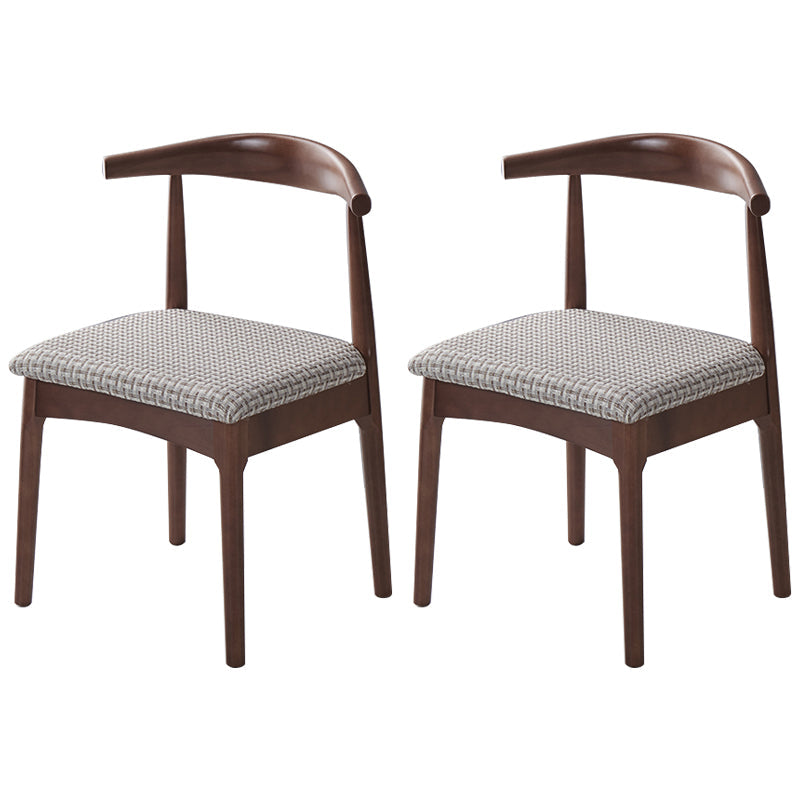Home Scandinavian Side Chair Open Back Wood Upholstered Dining Room Chair Light Beige 2 Piece Set Clearhalo ' kitchen&dining_furn' 'Dining Chairs' 'Dining Tables & Seating' 'dining_chair' 'furn' 'furn_dining_chair' 'Furniture' 'furniture_dining_chair' 'Kitchen & Dining Furniture' 'kitchen' 3968938