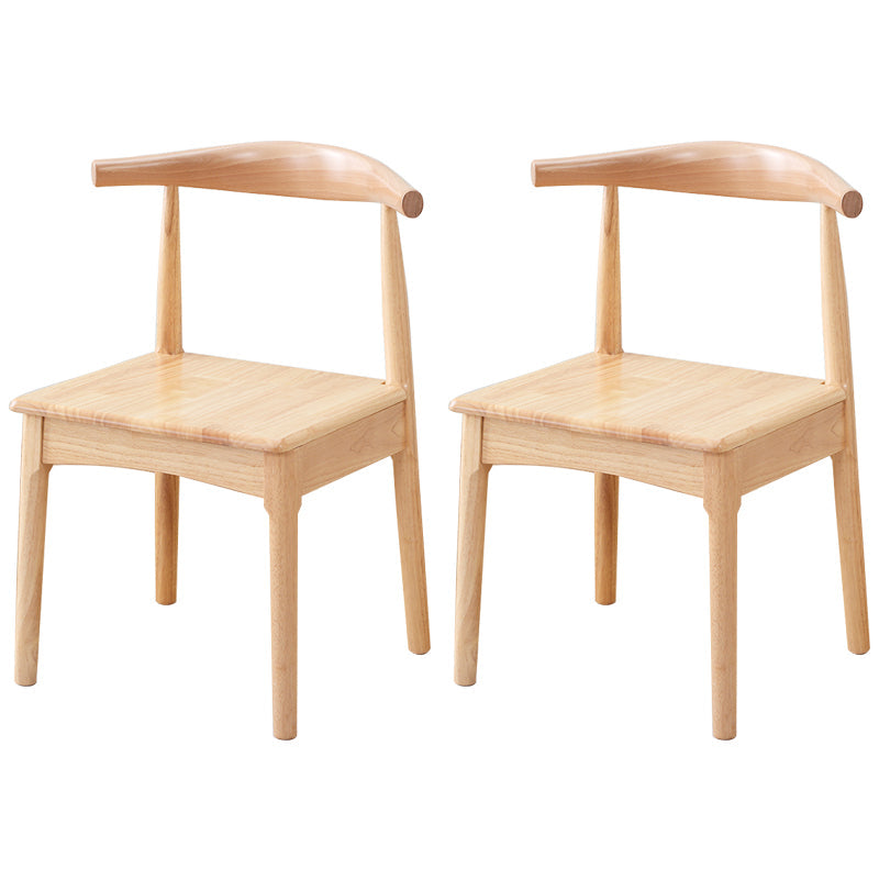 Home Scandinavian Side Chair Open Back Wood Upholstered Dining Room Chair Wood 2 Piece Set Clearhalo ' kitchen&dining_furn' 'Dining Chairs' 'Dining Tables & Seating' 'dining_chair' 'furn' 'furn_dining_chair' 'Furniture' 'furniture_dining_chair' 'Kitchen & Dining Furniture' 'kitchen' 3968941