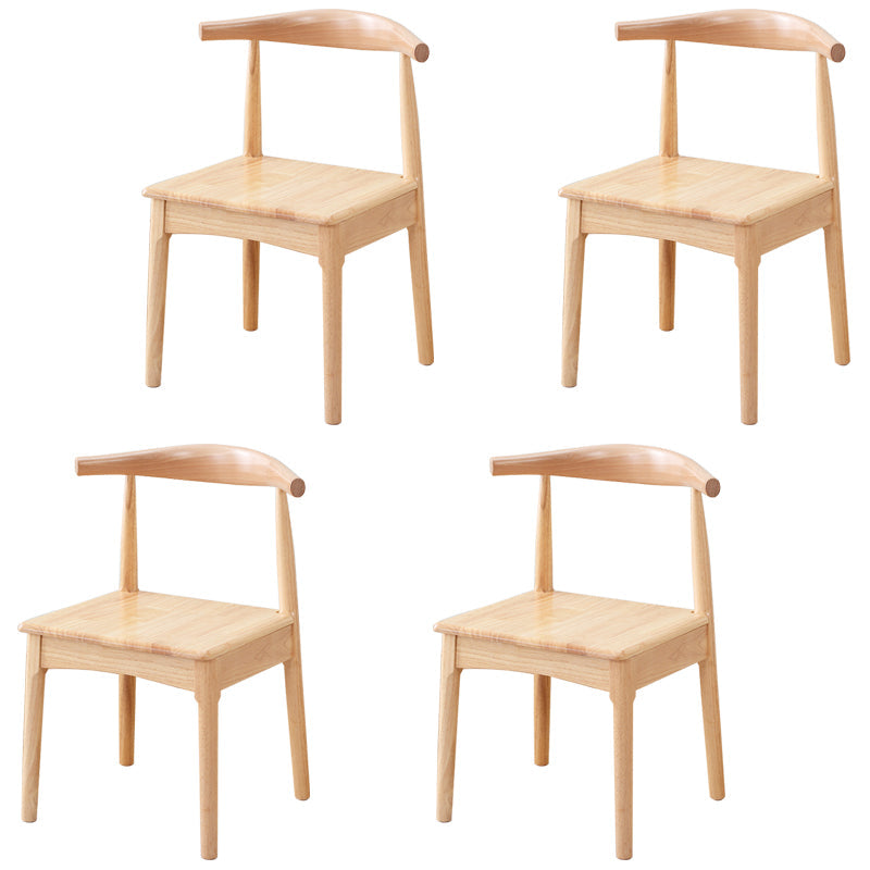 Home Scandinavian Side Chair Open Back Wood Upholstered Dining Room Chair Wood 4 Piece Set Clearhalo ' kitchen&dining_furn' 'Dining Chairs' 'Dining Tables & Seating' 'dining_chair' 'furn' 'furn_dining_chair' 'Furniture' 'furniture_dining_chair' 'Kitchen & Dining Furniture' 'kitchen' 3968942