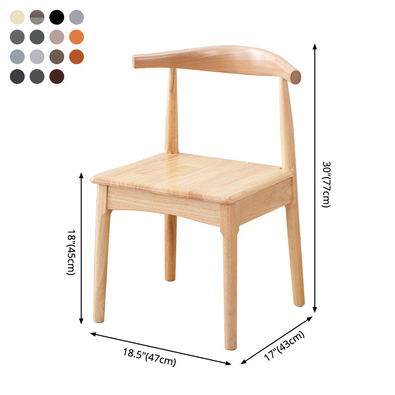 Home Scandinavian Side Chair Open Back Wood Upholstered Dining Room Chair Clearhalo ' kitchen&dining_furn' 'Dining Chairs' 'Dining Tables & Seating' 'dining_chair' 'furn' 'furn_dining_chair' 'Furniture' 'furniture_dining_chair' 'Kitchen & Dining Furniture' 'kitchen' 3968943