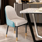 Home Scandinavian Arm Chair Upholstered Parsons Back Metal Dining Room Chair Clearhalo ' kitchen&dining_furn' 'Dining Chairs' 'Dining Tables & Seating' 'dining_chair' 'furn' 'furn_dining_chair' 'Furniture' 'furniture_dining_chair' 'Kitchen & Dining Furniture' 'kitchen' 3968946