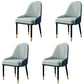 Home Scandinavian Arm Chair Upholstered Parsons Back Metal Dining Room Chair Light Green 4 Piece Set Clearhalo ' kitchen&dining_furn' 'Dining Chairs' 'Dining Tables & Seating' 'dining_chair' 'furn' 'furn_dining_chair' 'Furniture' 'furniture_dining_chair' 'Kitchen & Dining Furniture' 'kitchen' 3968954