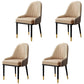 Home Scandinavian Arm Chair Upholstered Parsons Back Metal Dining Room Chair Beige 4 Piece Set Clearhalo ' kitchen&dining_furn' 'Dining Chairs' 'Dining Tables & Seating' 'dining_chair' 'furn' 'furn_dining_chair' 'Furniture' 'furniture_dining_chair' 'Kitchen & Dining Furniture' 'kitchen' 3968961