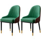 Home Scandinavian Arm Chair Upholstered Parsons Back Metal Dining Room Chair Green 2 Piece Set Clearhalo ' kitchen&dining_furn' 'Dining Chairs' 'Dining Tables & Seating' 'dining_chair' 'furn' 'furn_dining_chair' 'Furniture' 'furniture_dining_chair' 'Kitchen & Dining Furniture' 'kitchen' 3968964