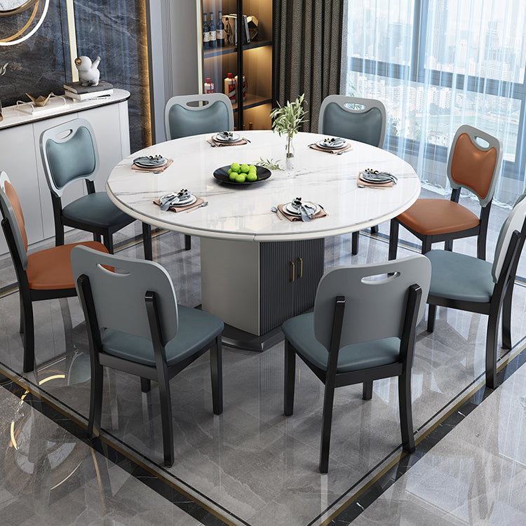 Scandinavian Home Side Chair Open Back Wood Upholstered Dining Room Chair (Set of 2) Clearhalo ' kitchen&dining_furn' 'Dining Chairs' 'Dining Tables & Seating' 'dining_chair' 'Furniture' 'furniture_dining_chair' 'Kitchen & Dining Furniture' 'kitchen' 3969010