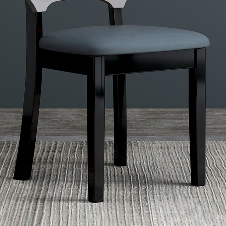 Scandinavian Home Side Chair Open Back Wood Upholstered Dining Room Chair (Set of 2) Clearhalo ' kitchen&dining_furn' 'Dining Chairs' 'Dining Tables & Seating' 'dining_chair' 'Furniture' 'furniture_dining_chair' 'Kitchen & Dining Furniture' 'kitchen' 3969022