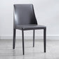 Modern Metal Dining Room Chairs Armless Leather Dining Chair for Restaurant Grey 1 Piece Clearhalo ' kitchen&dining_furn' 'Dining Chairs' 'Dining Tables & Seating' 'dining_chair' 'furn' 'furn_dining_chair' 'Furniture' 'furniture_dining_chair' 'Kitchen & Dining Furniture' 'kitchen' 3969029