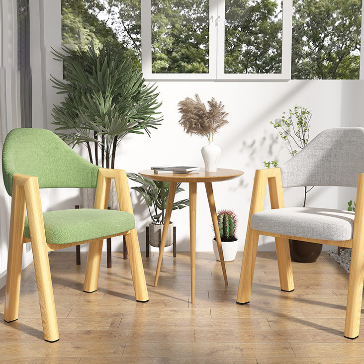 Modern Dining Arm Chairs Upholstered Armchair with Metal Legs (Set of 4) Clearhalo ' kitchen&dining_furn' 'Dining Chairs' 'Dining Tables & Seating' 'dining_chair' 'furn' 'furn_dining_chair' 'Furniture' 'furniture_dining_chair' 'Kitchen & Dining Furniture' 'kitchen' 3969063