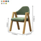 Modern Dining Arm Chairs Upholstered Armchair with Metal Legs (Set of 4) Clearhalo ' kitchen&dining_furn' 'Dining Chairs' 'Dining Tables & Seating' 'dining_chair' 'furn' 'furn_dining_chair' 'Furniture' 'furniture_dining_chair' 'Kitchen & Dining Furniture' 'kitchen' 3969077