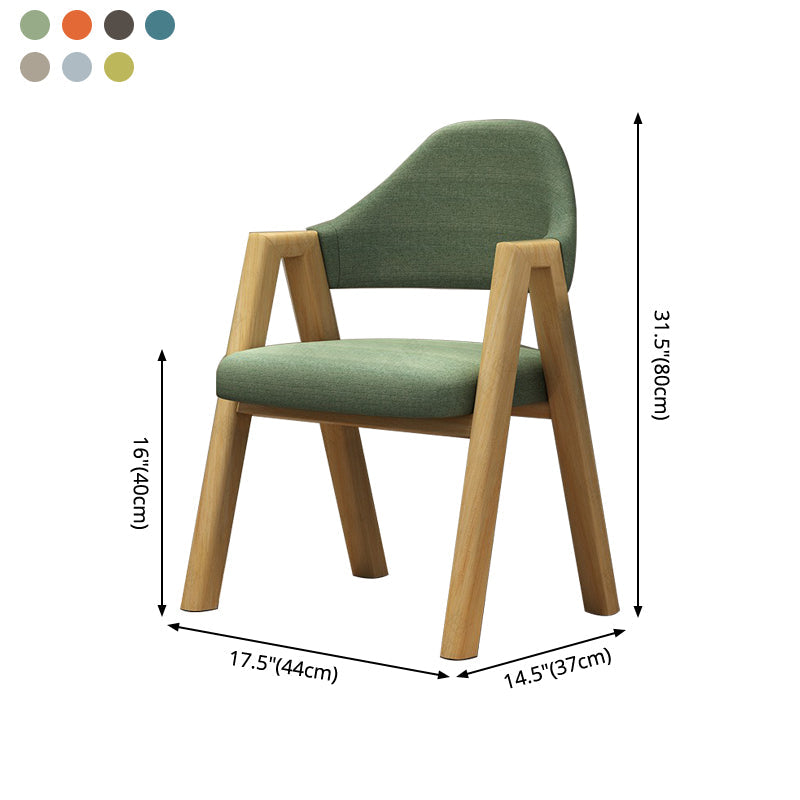 Modern Dining Arm Chairs Upholstered Armchair with Metal Legs (Set of 4) Clearhalo ' kitchen&dining_furn' 'Dining Chairs' 'Dining Tables & Seating' 'dining_chair' 'furn' 'furn_dining_chair' 'Furniture' 'furniture_dining_chair' 'Kitchen & Dining Furniture' 'kitchen' 3969077