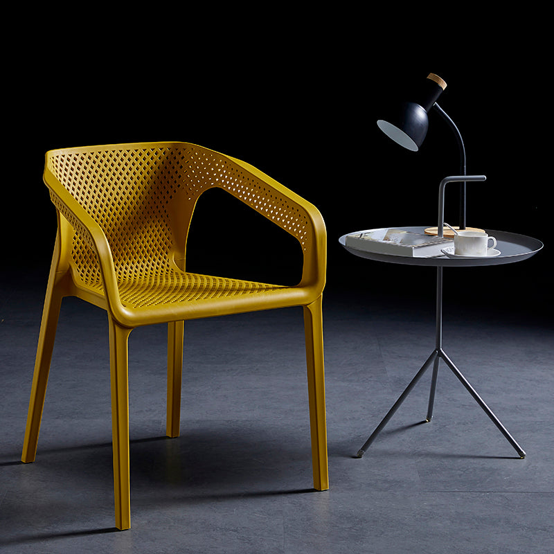 Contemporary Style Plastic Dining Chair Stackable Dining Chairs for Kitchen Clearhalo ' kitchen&dining_furn' 'Dining Chairs' 'Dining Tables & Seating' 'dining_chair' 'furn' 'furn_dining_chair' 'Furniture' 'furniture_dining_chair' 'Kitchen & Dining Furniture' 'kitchen' 3969078