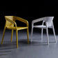 Contemporary Style Plastic Dining Chair Stackable Dining Chairs for Kitchen Clearhalo ' kitchen&dining_furn' 'Dining Chairs' 'Dining Tables & Seating' 'dining_chair' 'furn' 'furn_dining_chair' 'Furniture' 'furniture_dining_chair' 'Kitchen & Dining Furniture' 'kitchen' 3969081
