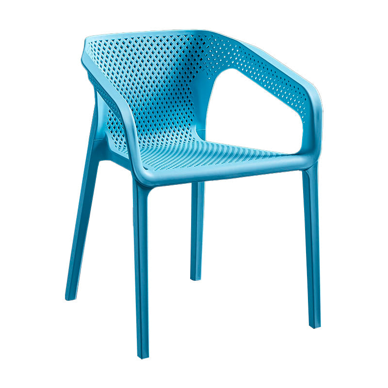 Contemporary Style Plastic Dining Chair Stackable Dining Chairs for Kitchen Clearhalo ' kitchen&dining_furn' 'Dining Chairs' 'Dining Tables & Seating' 'dining_chair' 'furn' 'furn_dining_chair' 'Furniture' 'furniture_dining_chair' 'Kitchen & Dining Furniture' 'kitchen' 3969087