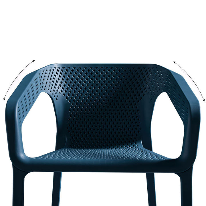 Contemporary Style Plastic Dining Chair Stackable Dining Chairs for Kitchen Clearhalo ' kitchen&dining_furn' 'Dining Chairs' 'Dining Tables & Seating' 'dining_chair' 'furn' 'furn_dining_chair' 'Furniture' 'furniture_dining_chair' 'Kitchen & Dining Furniture' 'kitchen' 3969089