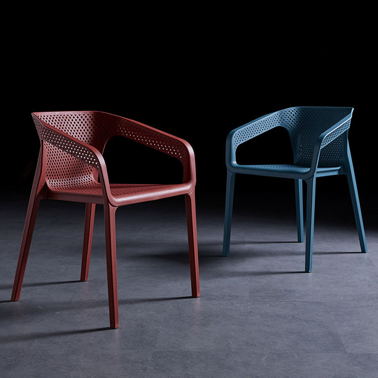 Contemporary Style Plastic Dining Chair Stackable Dining Chairs for Kitchen Clearhalo ' kitchen&dining_furn' 'Dining Chairs' 'Dining Tables & Seating' 'dining_chair' 'furn' 'furn_dining_chair' 'Furniture' 'furniture_dining_chair' 'Kitchen & Dining Furniture' 'kitchen' 3969097