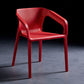 Contemporary Style Plastic Dining Chair Stackable Dining Chairs for Kitchen Red 1 Piece Clearhalo ' kitchen&dining_furn' 'Dining Chairs' 'Dining Tables & Seating' 'dining_chair' 'furn' 'furn_dining_chair' 'Furniture' 'furniture_dining_chair' 'Kitchen & Dining Furniture' 'kitchen' 3969102