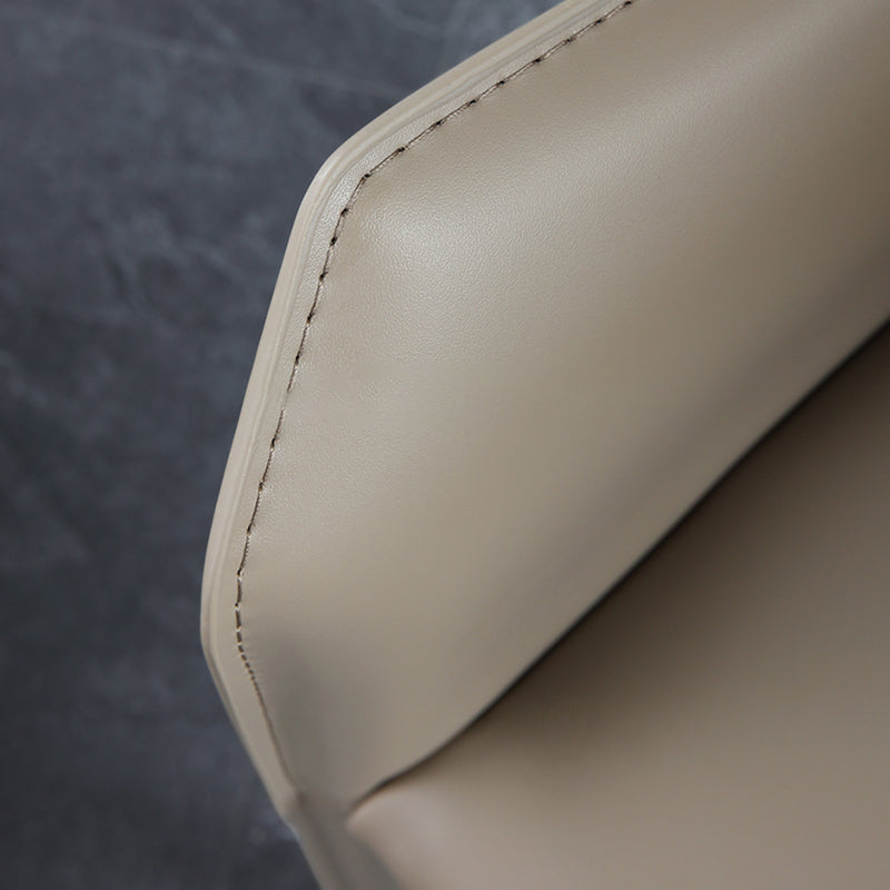 Modern Metal Dining Room Chairs Arm Leather Dining Chair for Restaurant Use (Set of 2) Clearhalo ' kitchen&dining_furn' 'Dining Chairs' 'Dining Tables & Seating' 'dining_chair' 'furn' 'furn_dining_chair' 'Furniture' 'furniture_dining_chair' 'Kitchen & Dining Furniture' 'kitchen' 3969197