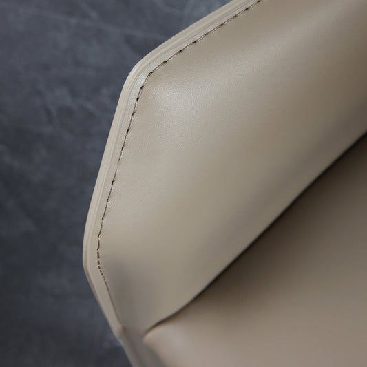 Modern Metal Dining Room Chairs Arm Leather Dining Chair for Restaurant Use (Set of 2) Clearhalo ' kitchen&dining_furn' 'Dining Chairs' 'Dining Tables & Seating' 'dining_chair' 'furn' 'furn_dining_chair' 'Furniture' 'furniture_dining_chair' 'Kitchen & Dining Furniture' 'kitchen' 3969197