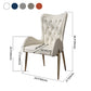 Nordic Style Metal Dining Room Armchairs Wingback Side Chair for Home Use Clearhalo ' kitchen&dining_furn' 'Dining Chairs' 'Dining Tables & Seating' 'dining_chair' 'furn' 'furn_dining_chair' 'Furniture' 'furniture_dining_chair' 'Kitchen & Dining Furniture' 'kitchen' 3969259
