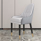 Glam Wood Dining Room Chairs Upholstered Arm Dining Chairs for Restaurant Grey 1 Piece Clearhalo ' kitchen&dining_furn' 'Dining Chairs' 'Dining Tables & Seating' 'dining_chair' 'furn' 'furn_dining_chair' 'Furniture' 'furniture_dining_chair' 'Kitchen & Dining Furniture' 'kitchen' 3969302