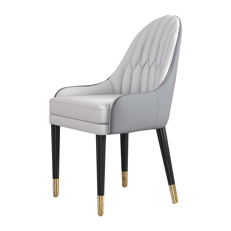 Glam Wood Dining Room Chairs Upholstered Arm Dining Chairs for Restaurant Clearhalo ' kitchen&dining_furn' 'Dining Chairs' 'Dining Tables & Seating' 'dining_chair' 'furn' 'furn_dining_chair' 'Furniture' 'furniture_dining_chair' 'Kitchen & Dining Furniture' 'kitchen' 3969310