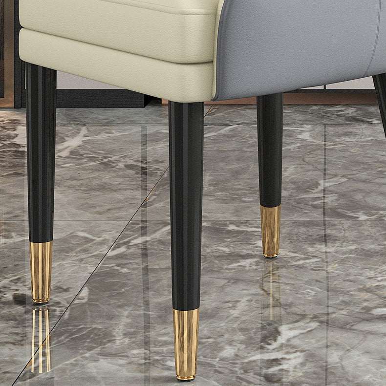 Glam Wood Dining Room Chairs Upholstered Arm Dining Chairs for Restaurant Clearhalo ' kitchen&dining_furn' 'Dining Chairs' 'Dining Tables & Seating' 'dining_chair' 'furn' 'furn_dining_chair' 'Furniture' 'furniture_dining_chair' 'Kitchen & Dining Furniture' 'kitchen' 3969313