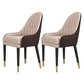 Glam Wood Dining Room Chairs Upholstered Arm Dining Chairs for Restaurant Khaki 2 Piece Set Clearhalo ' kitchen&dining_furn' 'Dining Chairs' 'Dining Tables & Seating' 'dining_chair' 'furn' 'furn_dining_chair' 'Furniture' 'furniture_dining_chair' 'Kitchen & Dining Furniture' 'kitchen' 3969322