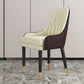 Glam Wood Dining Room Chairs Upholstered Arm Dining Chairs for Restaurant White-Brown 1 Piece Clearhalo ' kitchen&dining_furn' 'Dining Chairs' 'Dining Tables & Seating' 'dining_chair' 'furn' 'furn_dining_chair' 'Furniture' 'furniture_dining_chair' 'Kitchen & Dining Furniture' 'kitchen' 3969338