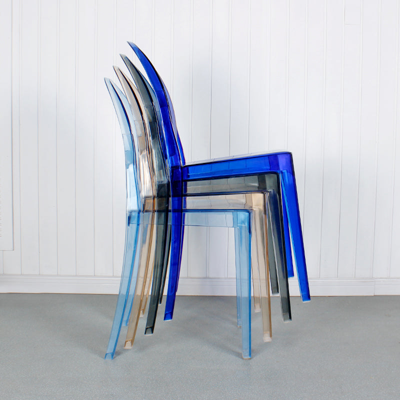 Scandinavian Style Plastic Chair Set Open Back Side Dining Kitchen Chairs Clearhalo ' kitchen&dining_furn' 'Dining Chairs' 'Dining Tables & Seating' 'dining_chair' 'furn' 'furn_dining_chair' 'Furniture' 'furniture_dining_chair' 'Kitchen & Dining Furniture' 'kitchen' 3969351