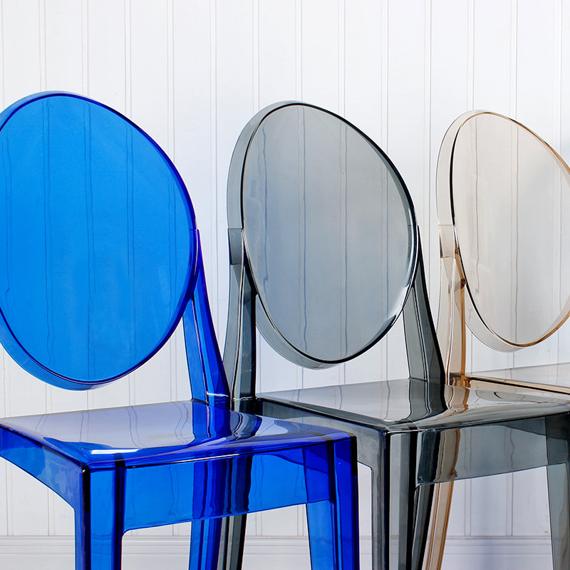 Scandinavian Style Plastic Chair Set Open Back Side Dining Kitchen Chairs Clearhalo ' kitchen&dining_furn' 'Dining Chairs' 'Dining Tables & Seating' 'dining_chair' 'furn' 'furn_dining_chair' 'Furniture' 'furniture_dining_chair' 'Kitchen & Dining Furniture' 'kitchen' 3969359