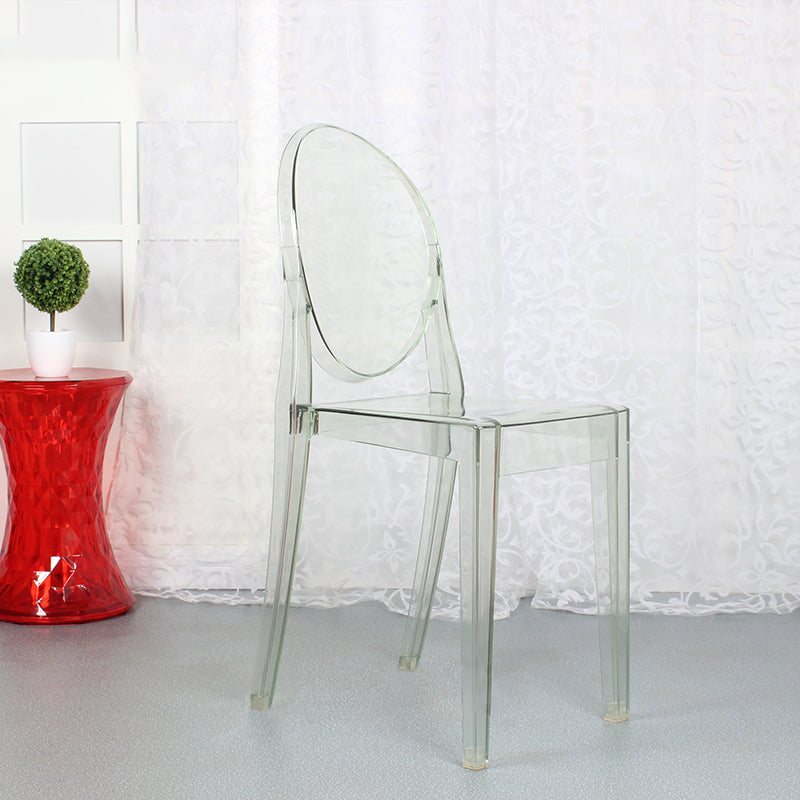 Scandinavian Style Plastic Chair Set Open Back Side Dining Kitchen Chairs Light Green 1 Piece Clearhalo ' kitchen&dining_furn' 'Dining Chairs' 'Dining Tables & Seating' 'dining_chair' 'furn' 'furn_dining_chair' 'Furniture' 'furniture_dining_chair' 'Kitchen & Dining Furniture' 'kitchen' 3969368