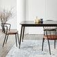 Rectangle 4 Legs Luxury Style Dining Table Wood Color Fixed Table of Solid Rubberwood Clearhalo ' dining_table' 'Dining Tables & Seating' 'Dining Tables' 'furn' 'furn_dining_table' 'Furniture' 'furniture_dining_table' 'Kitchen & Dining Furniture' 'kitchen&dining_furn' 'kitchen' 'kitchen_dining_table' 3969392