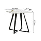 Sintered Stone White Tone Dining Table Industrial Style Double Pedestal Table for Dining Room Clearhalo ' dining_table' 'Dining Tables & Seating' 'Dining Tables' 'furn' 'furn_dining_table' 'Furniture' 'furniture_dining_table' 'Kitchen & Dining Furniture' 'kitchen&dining_furn' 'kitchen' 'kitchen_dining_table' 3969415