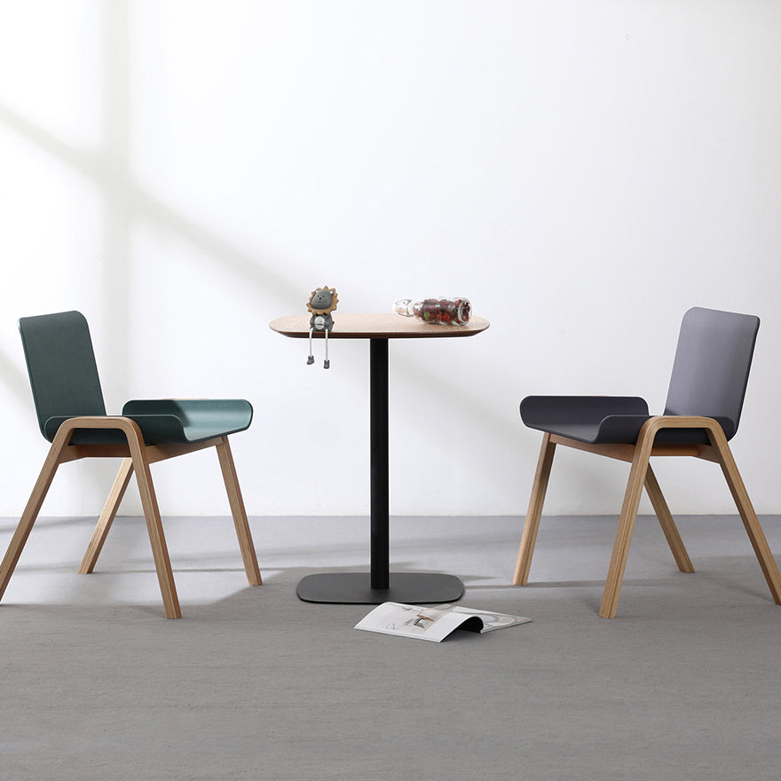 23.6-inch Square Shape Industrial Dining Table Three-Color Fixed Table with Wooden Clearhalo ' dining_table' 'Dining Tables & Seating' 'Dining Tables' 'furn' 'furn_dining_table' 'Furniture' 'furniture_dining_table' 'Kitchen & Dining Furniture' 'kitchen&dining_furn' 'kitchen' 'kitchen_dining_table' 3969453